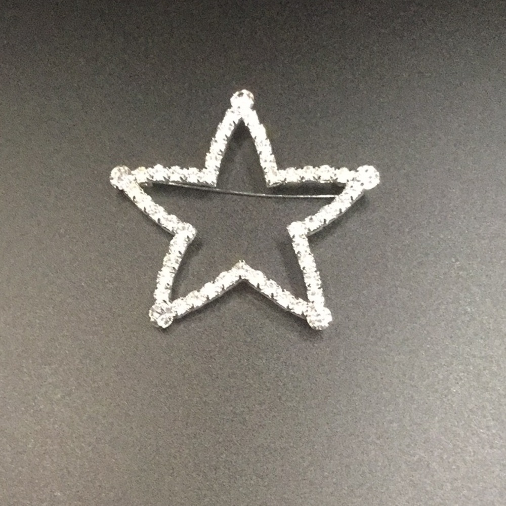 Super Star Rhinestone Brooch